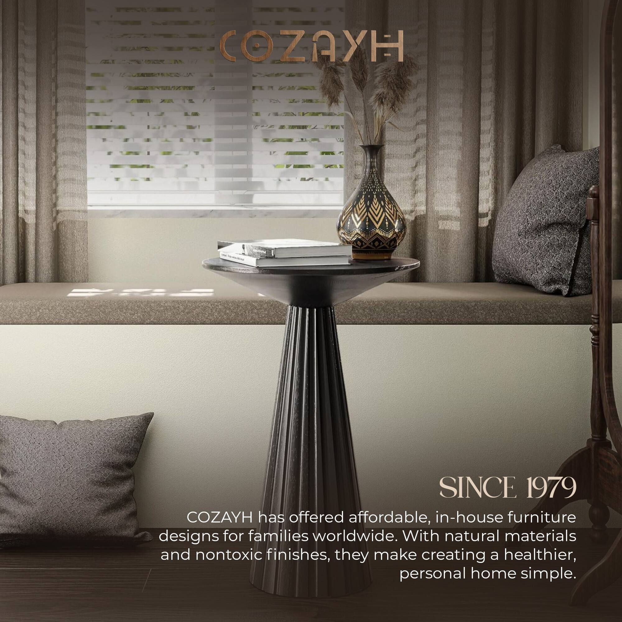 COZAYH has offered affordable, in-house furniture designs for families worldwide. With natural materials and nontoxic finishes, they make creating a healthier, personal home simple.

SINCE 1979