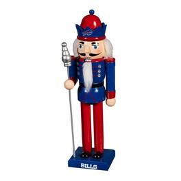 Evergreen Enterprises - Buffalo Bills 12" Wooden Nutcracker Statue - Multicolor