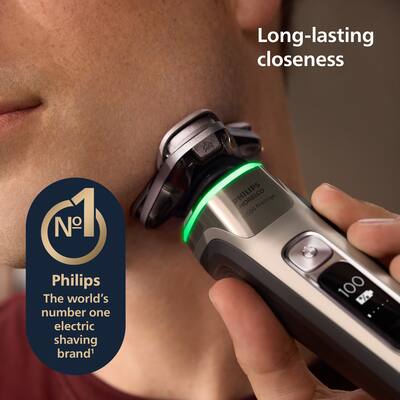 Philips Norelco i9000 Prestige Rechargeable Wet & Dry Shaver with Philips Norelco i9000 Prestige Rechargeable Wet & Dry Shaver with