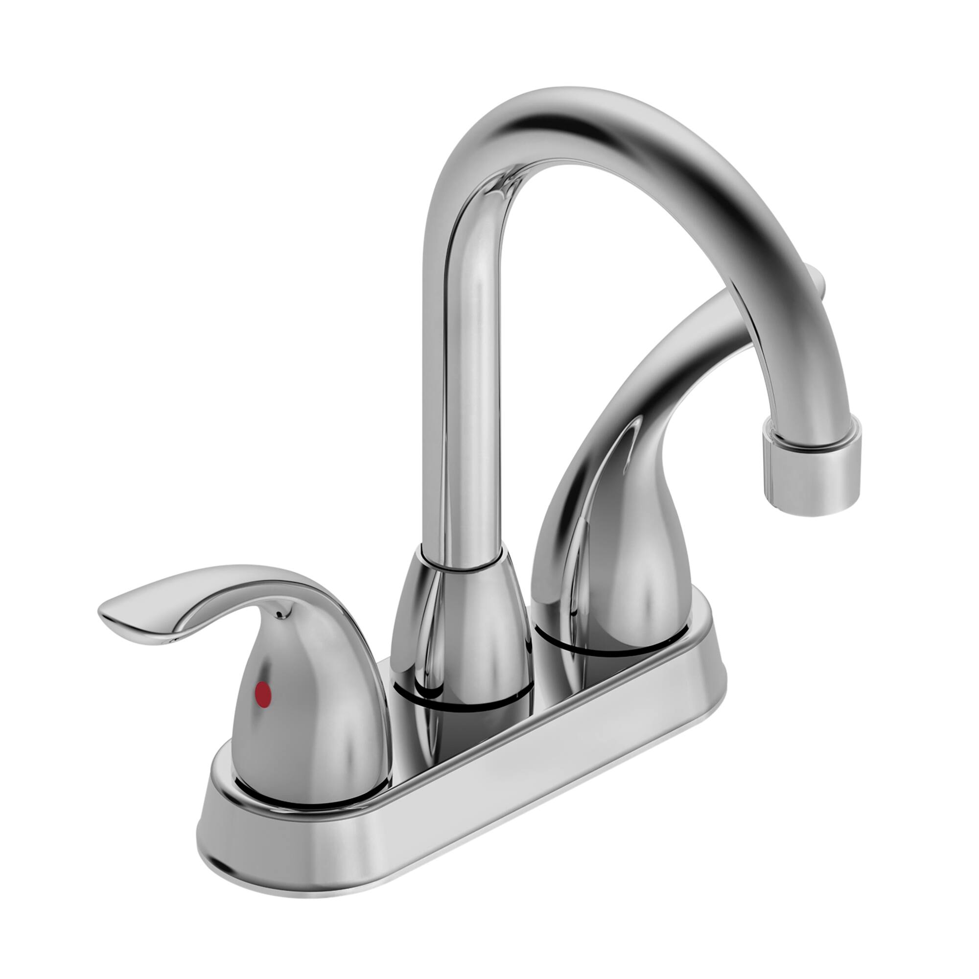 Left. Bothwa Home - Bothwa Home BF-SL02011K05-CH 13 - Inch Avalon Two Handle Bathroom Faucet in Chrome Finish - Chrome.