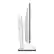 Back. Dell - Dell S2725DS 27" WQHD Monitor - 100Hz, 8ms, 99% sRGB, HDMI/DP, Adjustable, Platinum Silver - Black.