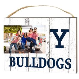 Jardine - Yale Bulldogs 8" x 10" Weathered Clip It Frame - White