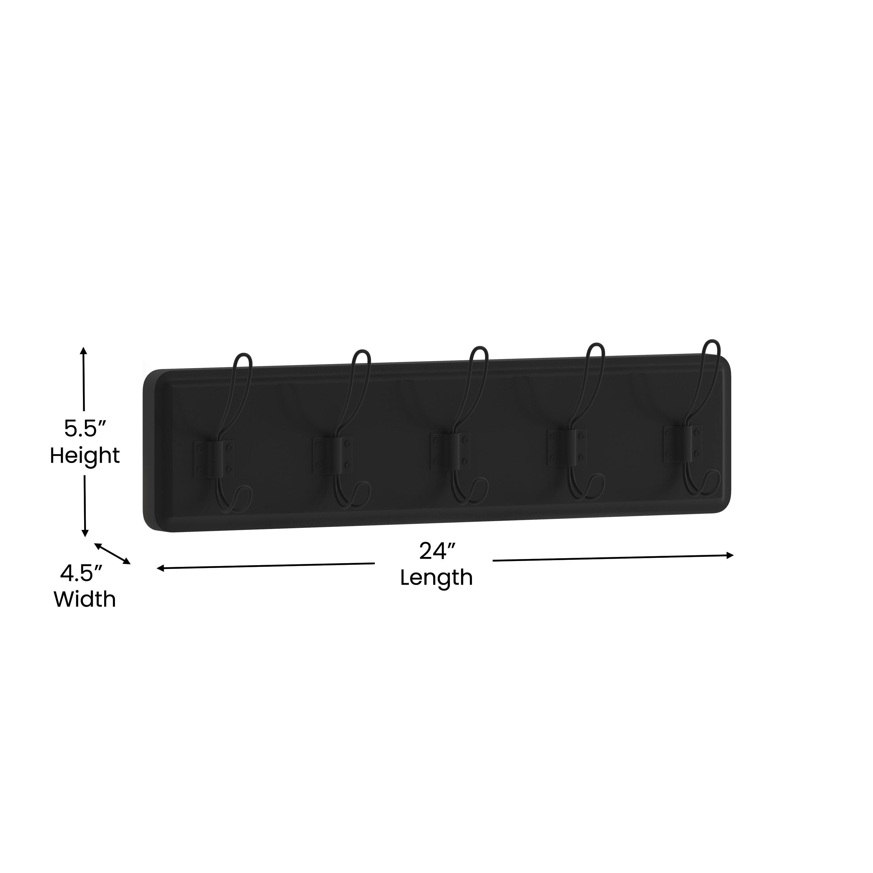 5.5" Height, 4.5" Width, 24" Length