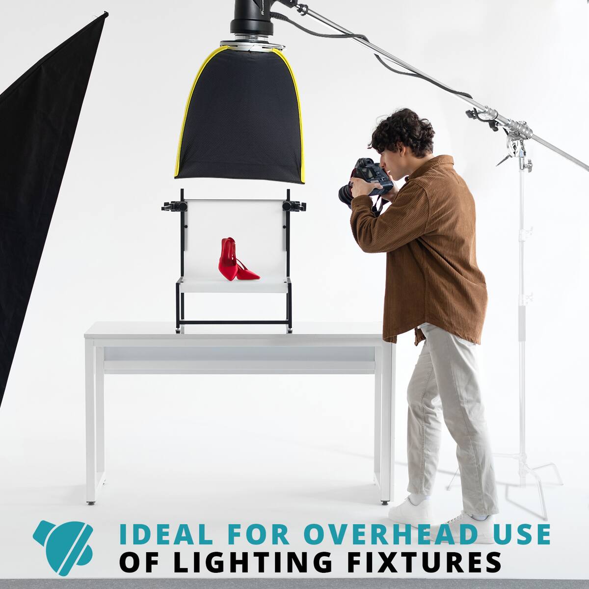 IDEAL FOR OVERHEAD USE OF LIGHTING FIXTURES