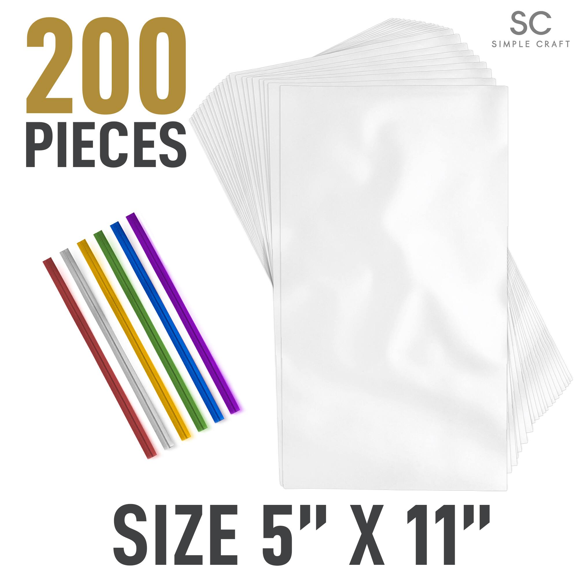 200 PIECES  
SC SIMPLE CRAFT  
SIZE 5" X 11"
