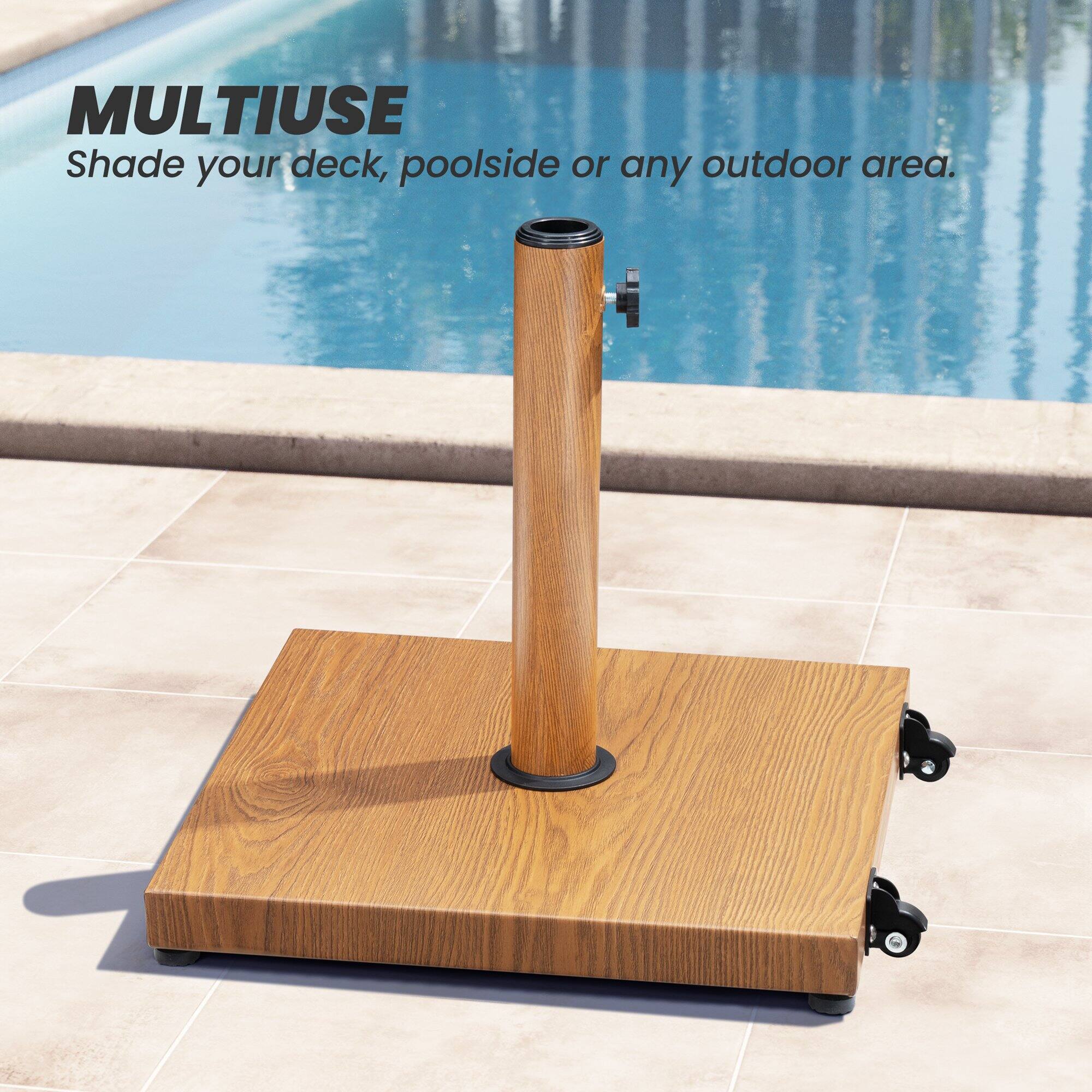 MULTIUSE  
Shade your deck, poolside or any outdoor area.