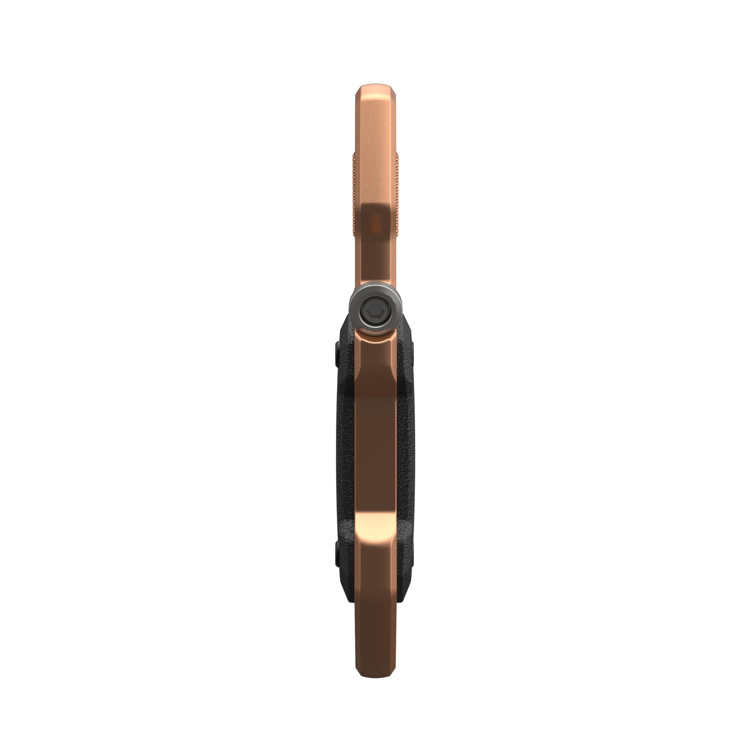 Alt View 5. UAG - AirTag Case w Built-in Bottle Opener & Carabiner for Keys, Luggage & Bags - Black/Copper.
