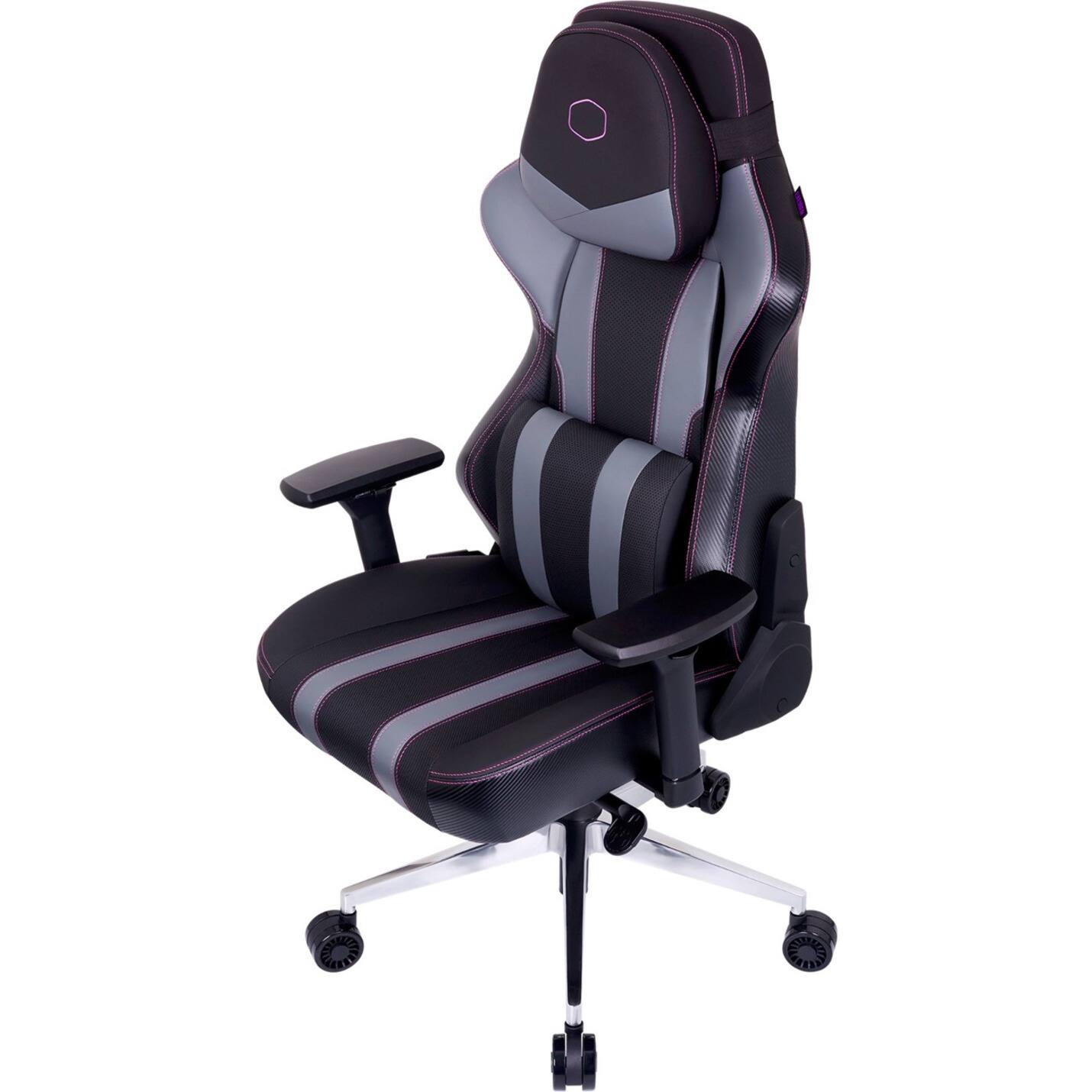 Front. Cooler Master - Gaming Chair - Gray.