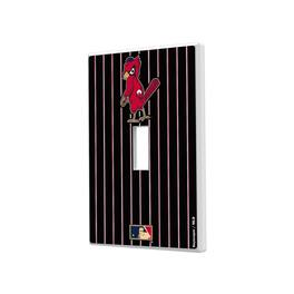 Keyscaper - 1950 Cooperstown Pinstripe Single Toggle Light Switch Plate - Multicolor