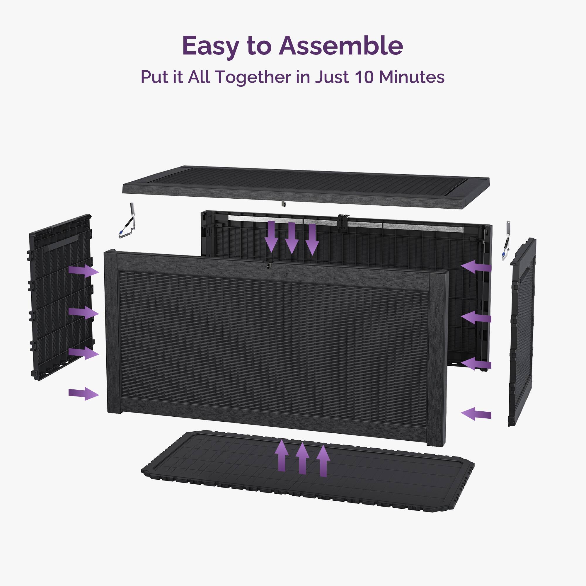 Easy to Assemble  
Put it All Together in Just 10 Minutes