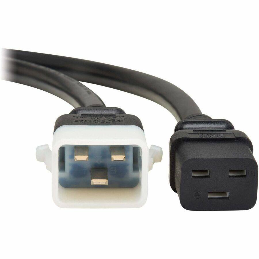 Alt View 4. Tripp Lite - Tripp Lite series P036-E06 Standard Power Cord - For Blade Server, Network Switch, Server, Router, Network Device, UPS - Black.