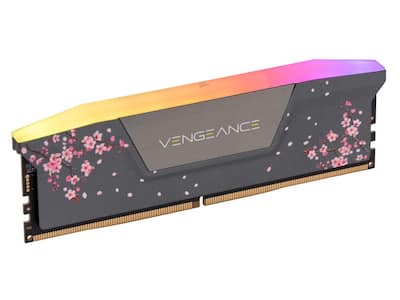 CORSAIR Vengeance RGB 32GB DDR5 6000MHz Cherry Blossom RAM Gray CORSAIR Vengeance RGB 32GB DDR5 6000MHz Cherry Blossom RAM Gray