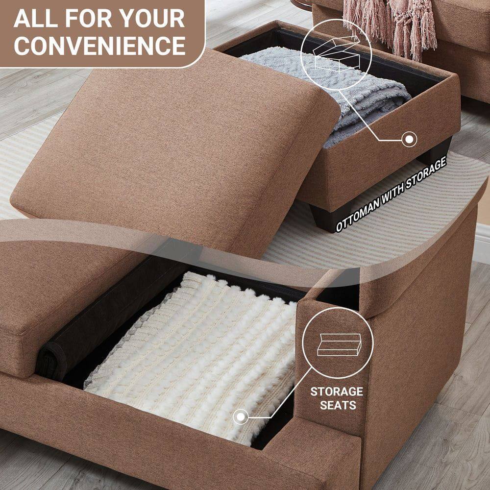 ALL FOR YOUR CONVENIENCE

OTTMAN WITH STORAGE

STORAGE SEATS