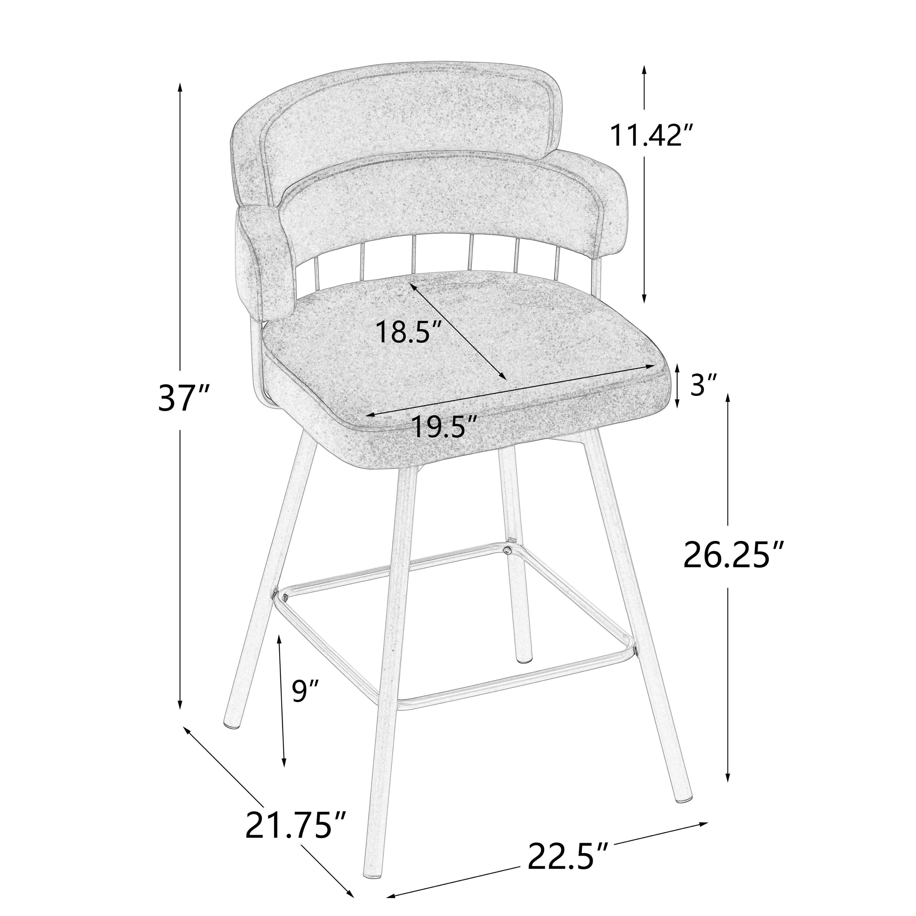 11.42"  
18.5"  
37"  
19.5"  
3"  
26.25"  
9"  
21.75"  
22.5"