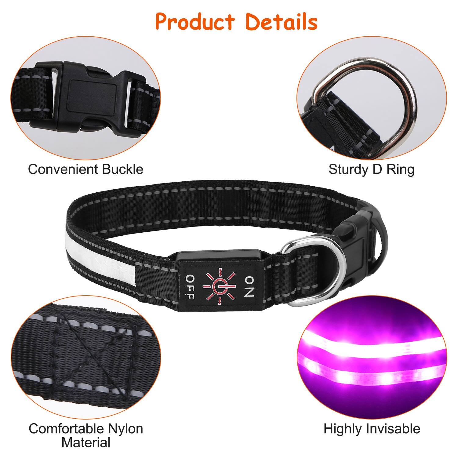 Product Details

- Convenient Buckle
- Sturdy D Ring
- Comfortable Nylon Material
- Highly Invisable