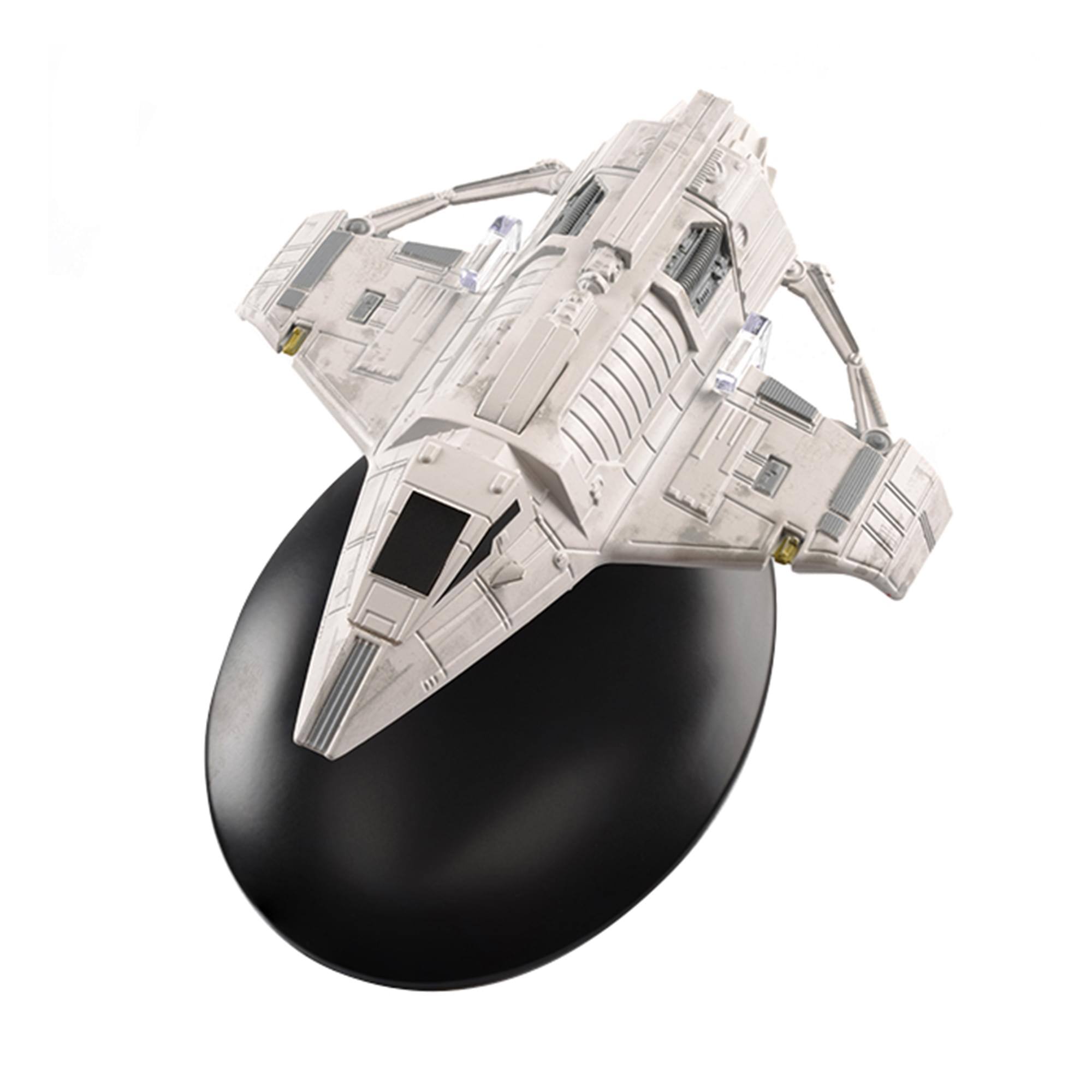Alt View 1. Eaglemoss - Eaglemoss Star Trek Starship Replica | KiraÃ¢â‚¬â„¢s Raider (Bajoran) - Grey.