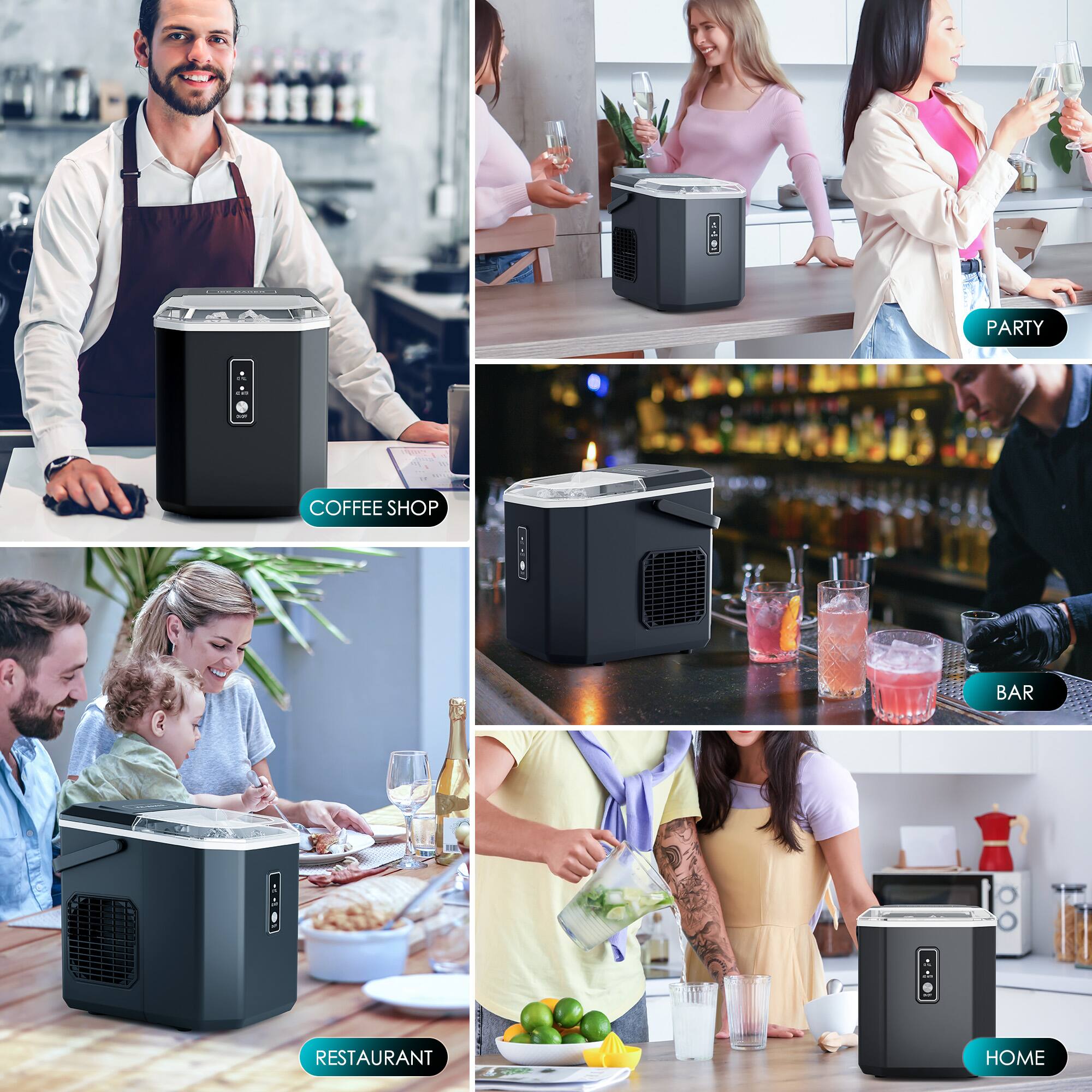 PARTY : COFFEE SHOP : RESTAURANT : BAR : HOME