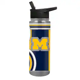 Great American Products - Michigan Wolverines 24oz. Cool Vibes Jr. Thirst Hydration Water Bottle - Multicolor