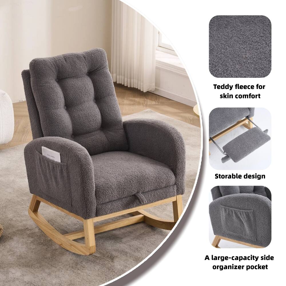 Teddy fleece for skin comfort  
Storable design  
A large-capacity side organizer pocket