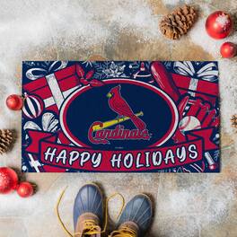Evergreen Enterprises - 28" x 16" Happy Holidays Christmas Turf Door Mat - Multicolor