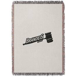 Chad & Jake - Brandeis University Judges Woven Blanket - White
