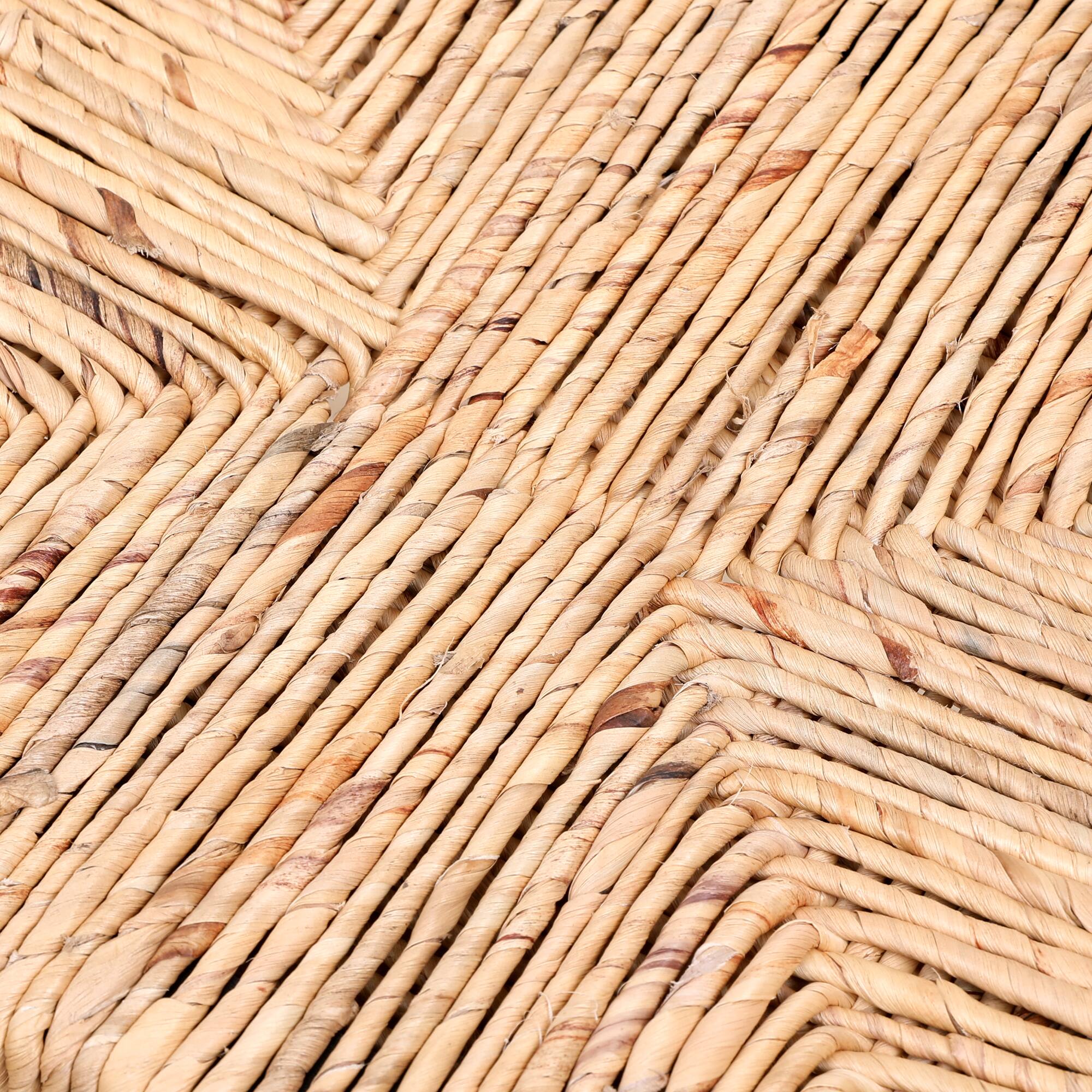 Alt View 6. GOODSILO - Set of 2 Backless Bar Stools with Paper Rope Woven Seats for Kitchen Counter and Dining - Natural.