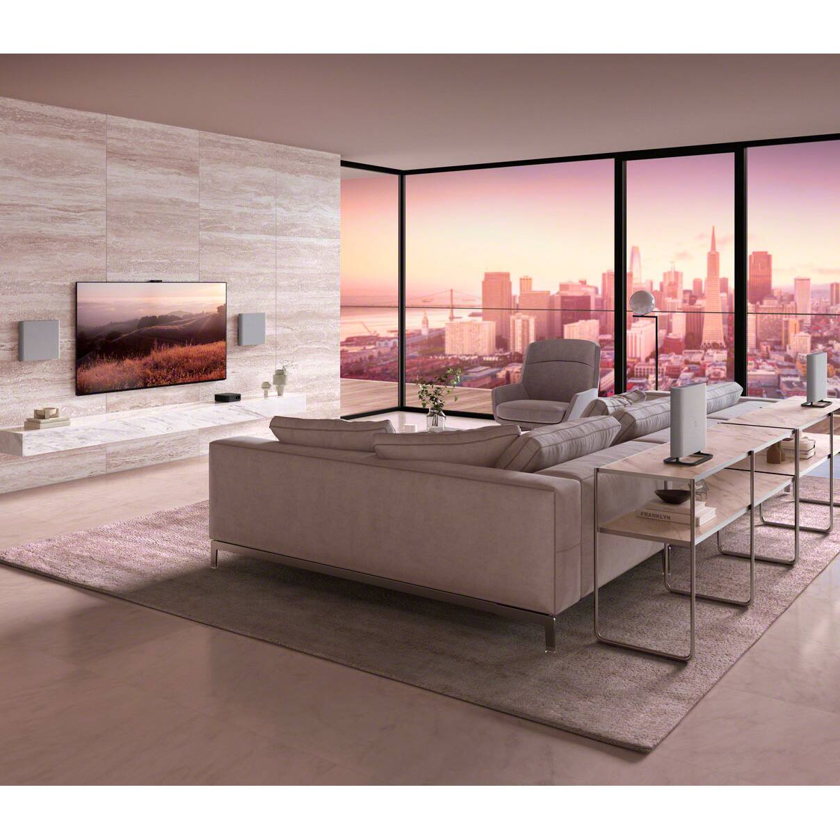 Alt View 6. Sony - BRAVIA Theater Quad w/16 speakers + Premium Audio + 2 Year Extended Warranty Bundle.