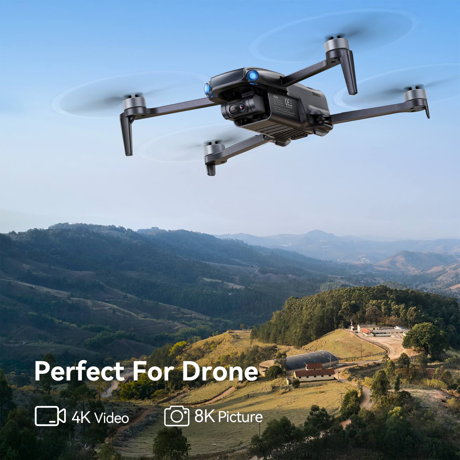 - CEL V90 Perfect For Drone
- 4K Video
- 8K Picture