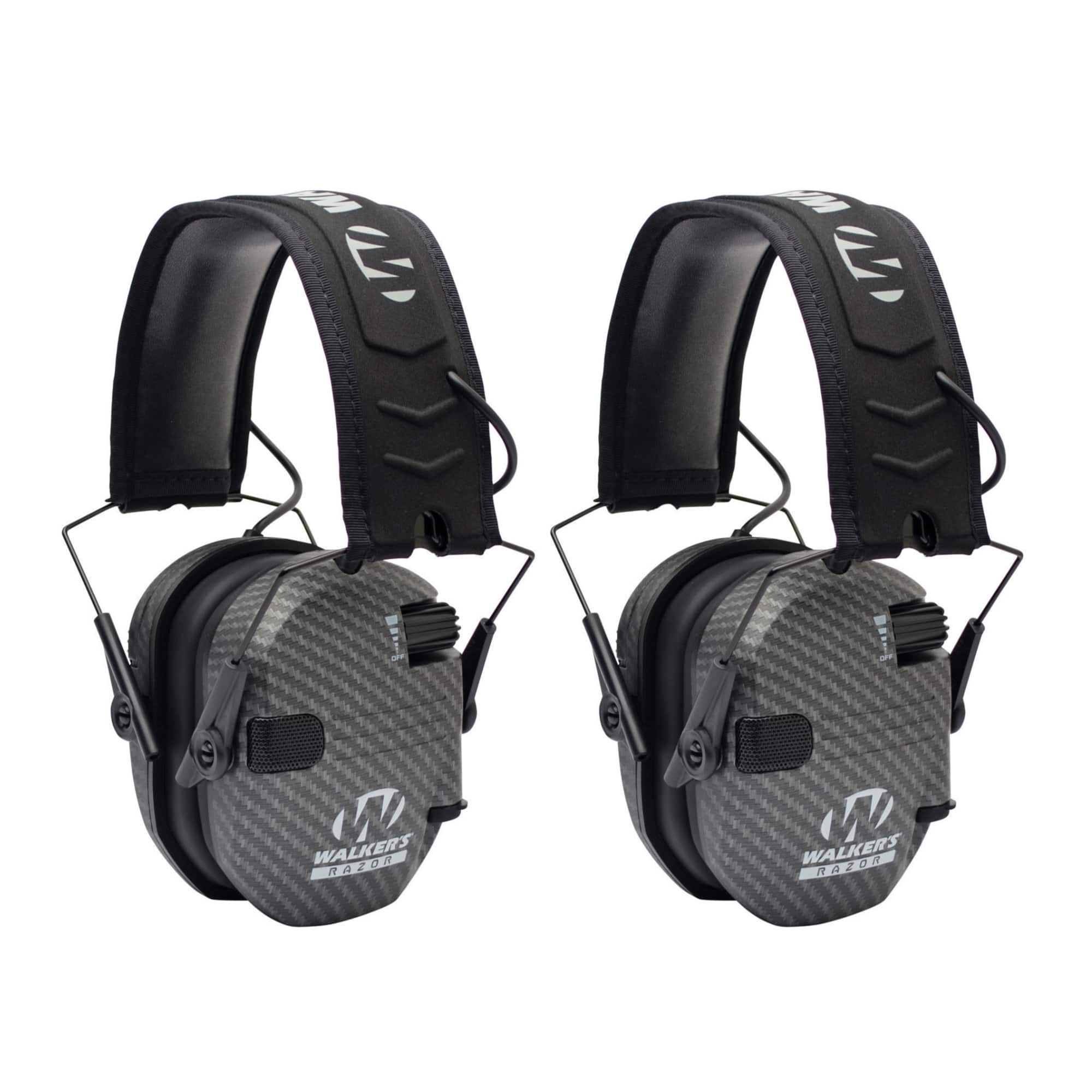 Walkers - Walker's Razor Slim Electronic Shooting Muffs 2-Pack Bundle - Carbon Gray price history on PriceWatchPro