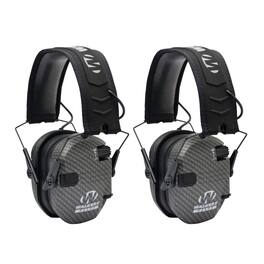 Walkers - Walker's Razor Slim Electronic Shooting Muffs 2-Pack Bundle - Carbon Gray