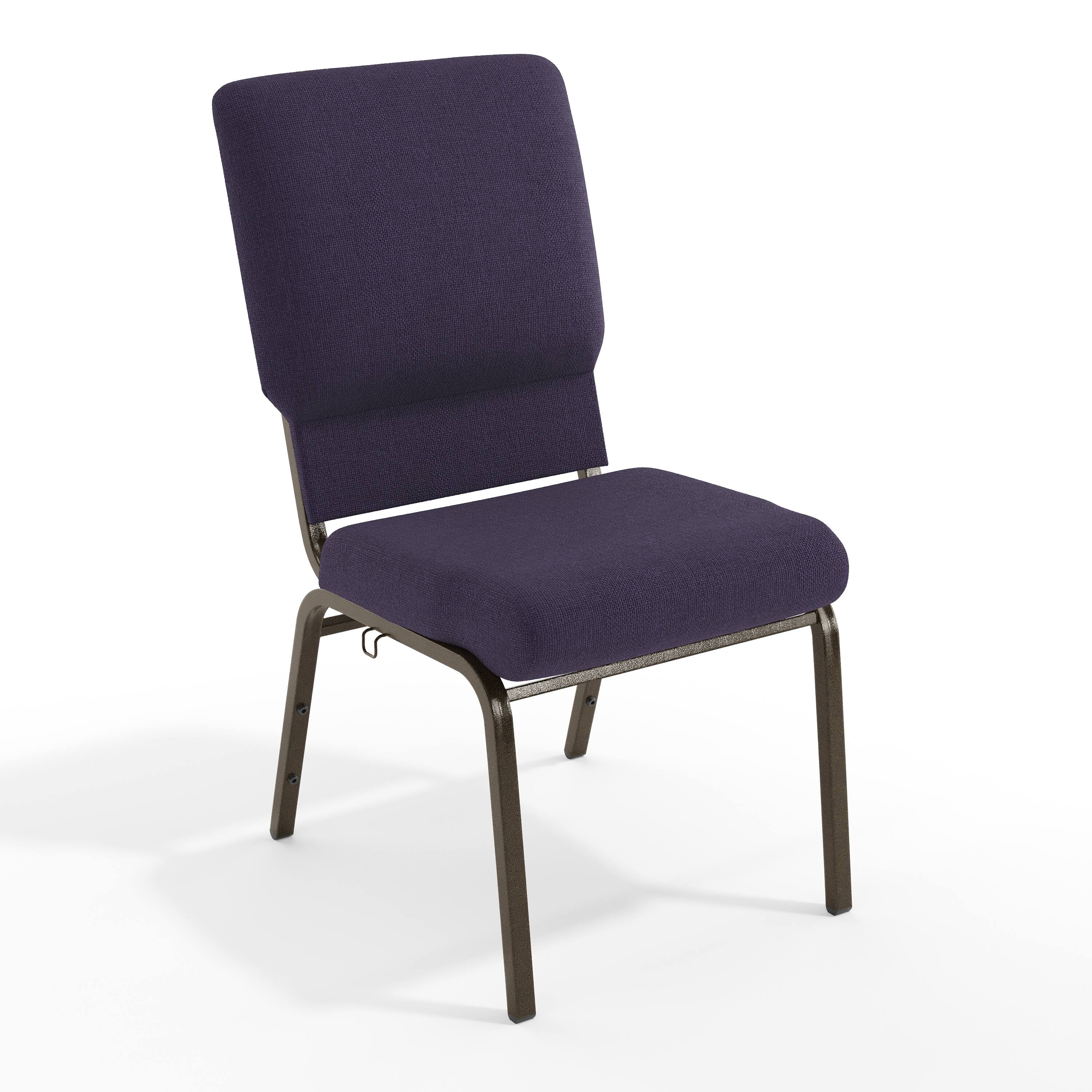 Eggplant Fabric/Gold Vein Frame