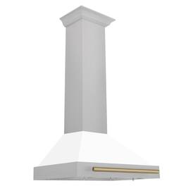 ZLINE DuraSnow - 30 inches - Externally Vented - Wall Range Hood - Stainless Steel