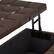 Alt View 13. Simpli Home - Harrison 36 inch Wide Transitional Square Coffee Table Storage Ottoman in Chocolate Brown Faux Leather - Chocolate Brown.