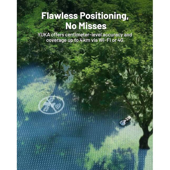 Flawless Positioning, No Misses

YUKA offers centimeter-level accuracy and coverage up to 4 km via Wi-Fi or 4G.