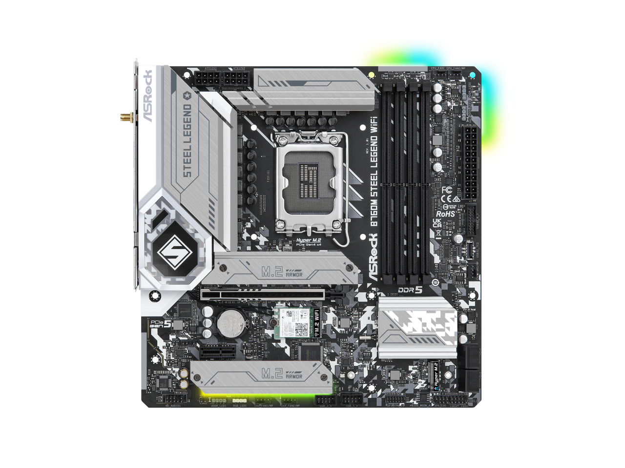 ASRock - B760M Steel Legend WiFi Micro-ATX Motherboard