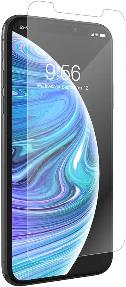 ZAGG - Screen Protector FIT Apple iPhone X / Xs Glass Elite Visionguard+ - Clear