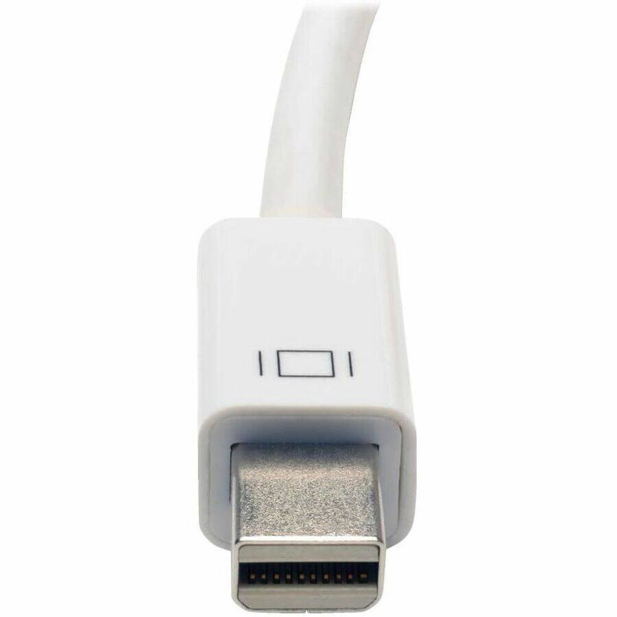 Alt View 2. Tripp Lite - Eaton Tripp Lite Series Keyspan Mini DisplayPort to Active VGA Adapter, Video Converter, DP1.2, (M/F), White, 6-in. - Black.