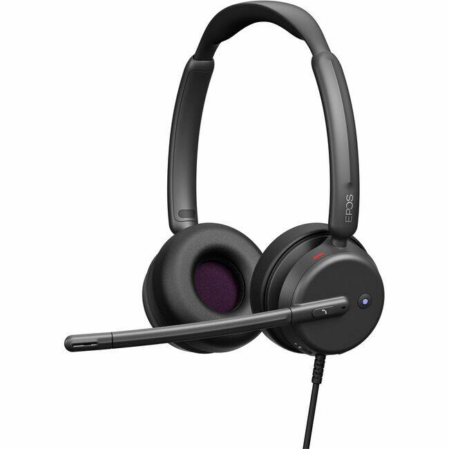 EPOS - IMPACT 460T Headset - Microsoft Teams Certification - Stereo - USB Type C - Wired - 32 Ohm - 20 Hz to 20 kHz - Black