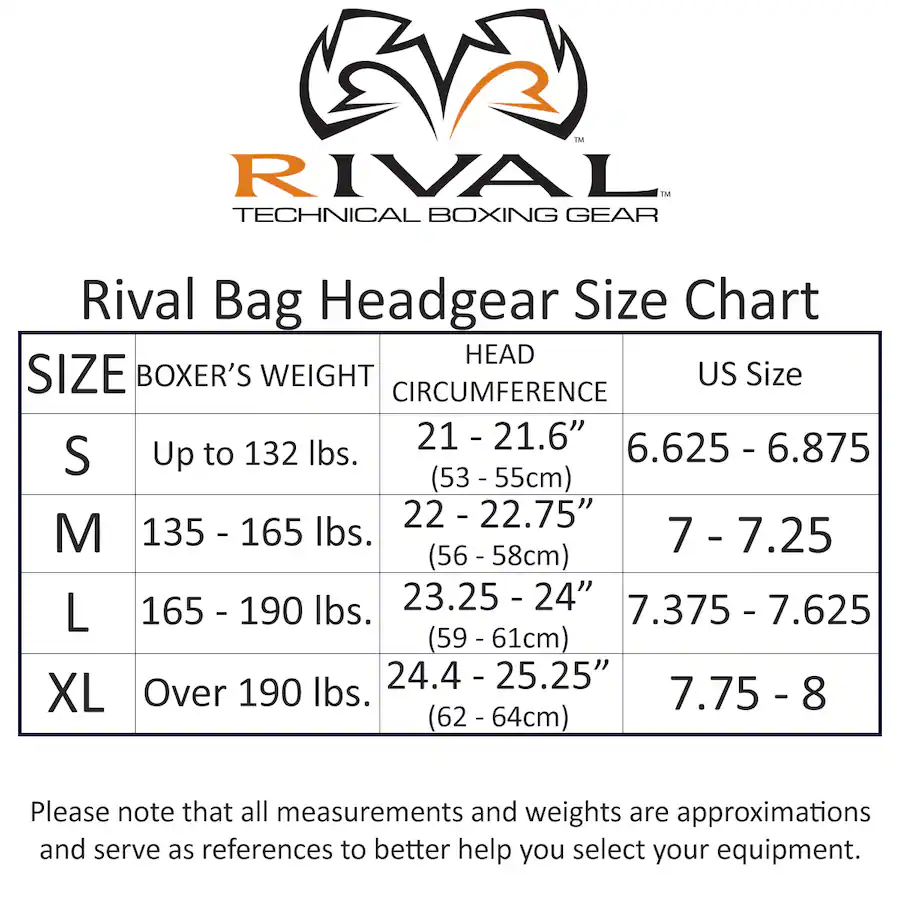 RIVAL Boxing RHG100 Professional Headgear Large Red/Silver RHG100 ...