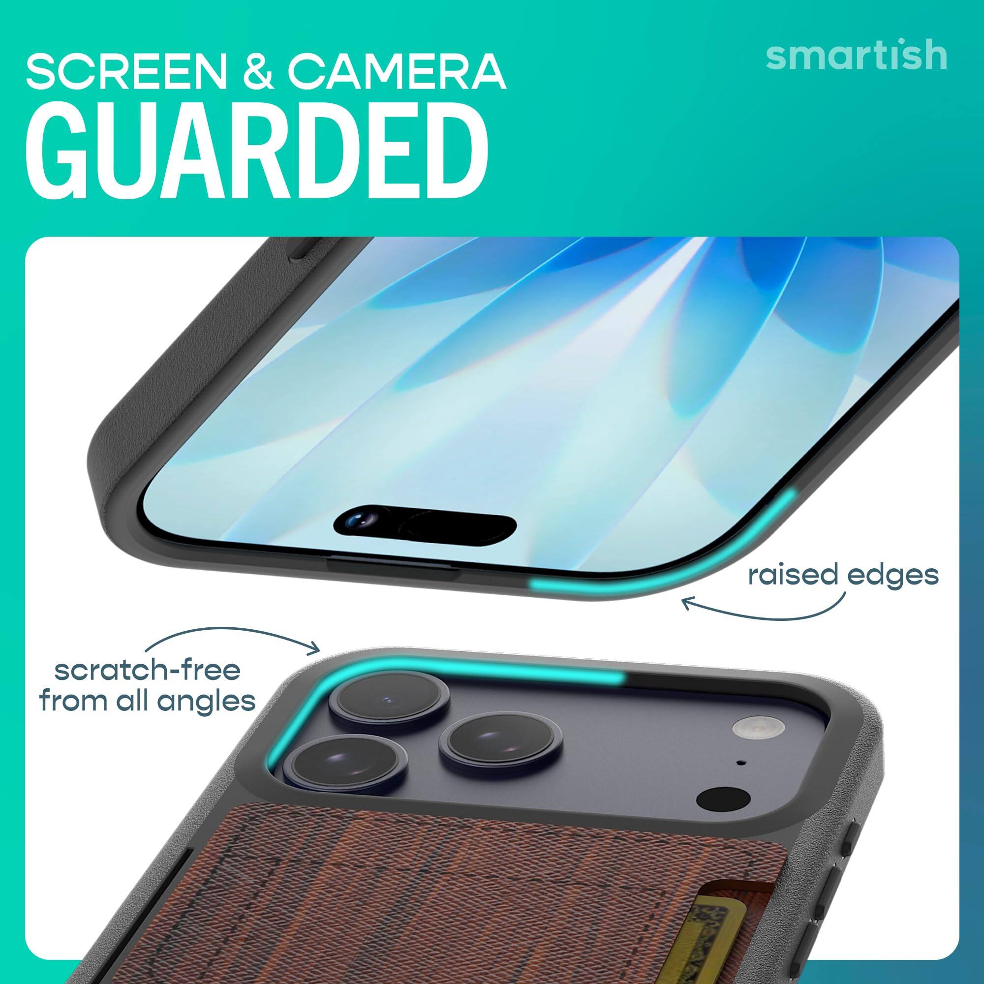 SCREEN & CAMERA GUARDED

smartish

raised edges

scratch-free from all angles