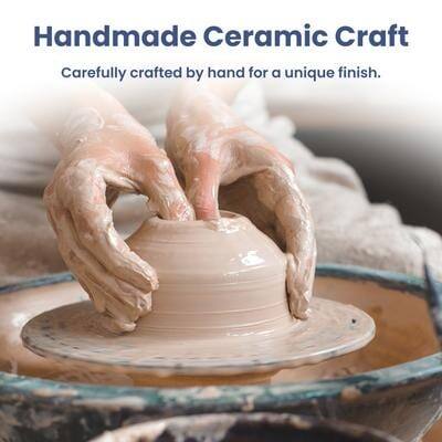 Handmade Ceramic Craft  
Carefully crafted by hand for a unique finish.