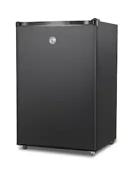 Commercial Cool - 3.0 Cu. Ft. Upright Freezer with 2 Removable Glass Shelves, Reversible Door - Black