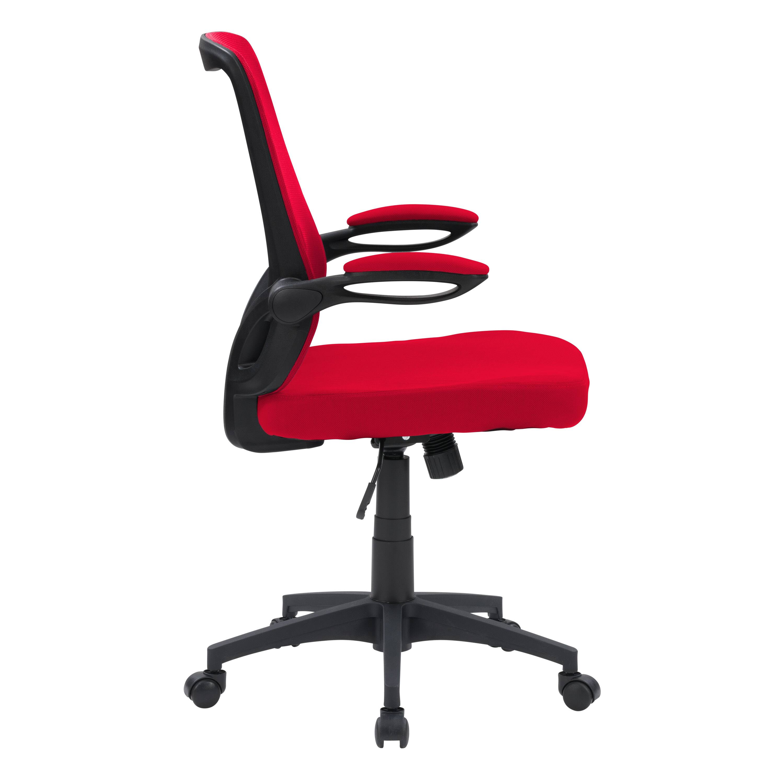 Alt View 11. CorLiving - Workspace High Mesh Back Office Chair - Red.