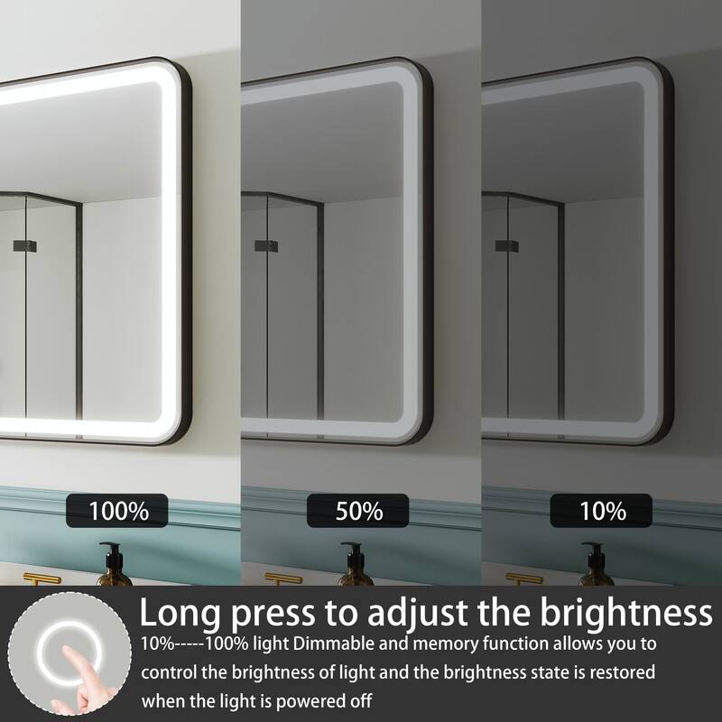 100% 50% 10% 1 Long press to adjust the brightness 10% 100% light Dimmable and memory function allows you to control the brightness of light and the brightness state is restored when the light is powered off