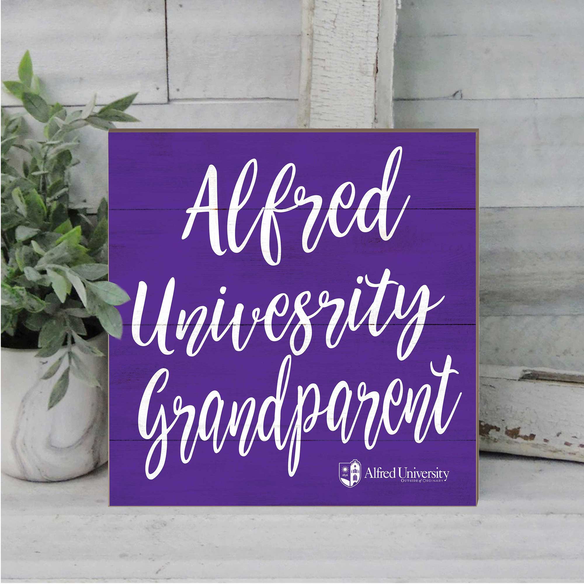 Jardine Alfred University Saxons 10'' x 10'' Grandparent Plaque Purple ...