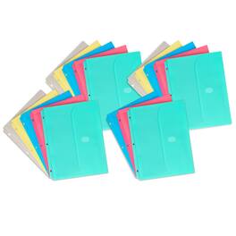 C-line - Binder Pocket, Side Loading, Assorted, Pack of 18