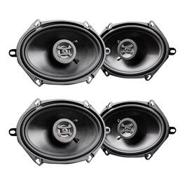 Hifonics - Zeus ZS5768CX 5x7/6x8" 2 Way 250W Car Audio Coaxial Speakers, 2 Pairs - Black