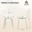 Product Dimension: 330 LBS Weight Capacity of Each Chair: 24.5" 18" 15.5" 33" 17" 20"
