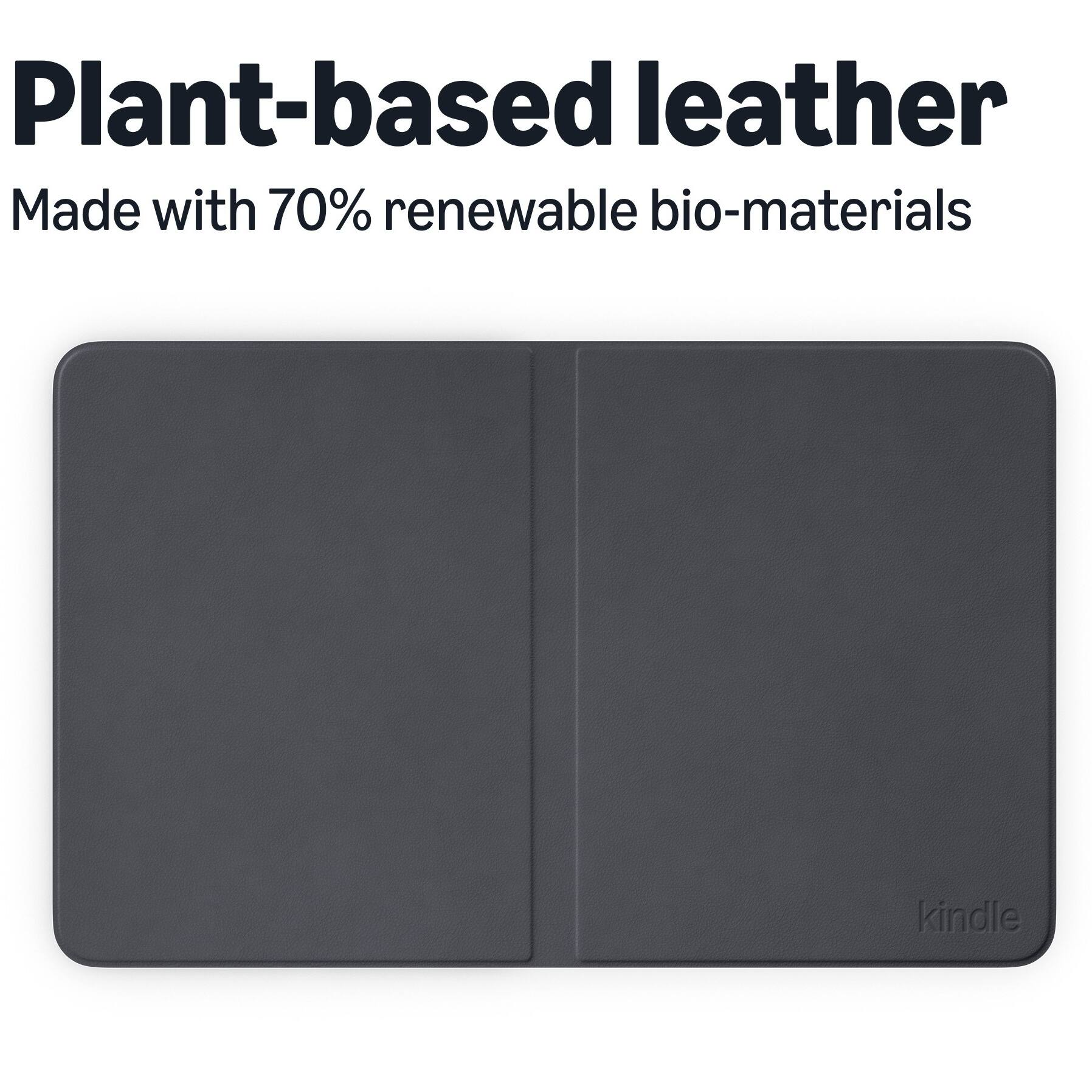 Plant-based leather  
Made with 70% renewable bio-materials