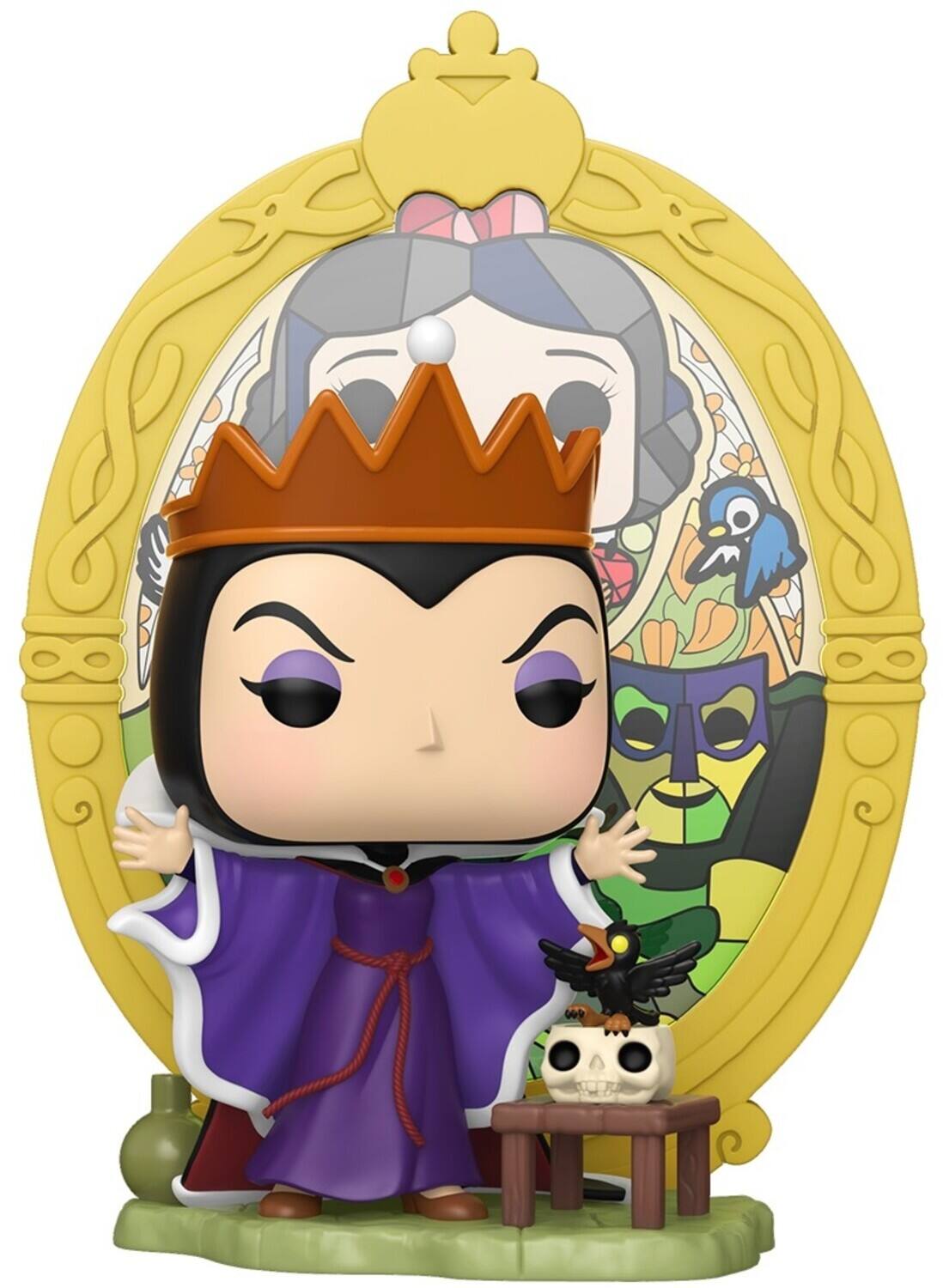 Funko - POP! Deluxe: Disney Villains - Snow White: Evil Queen, Stained Glass - COLLECTIBLES - Multicolor
